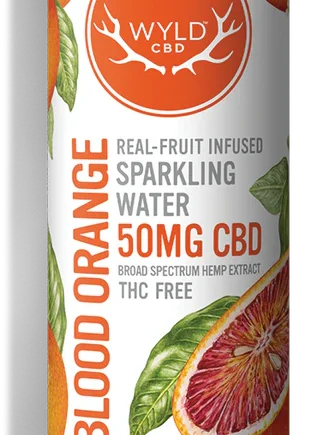 Wyld Blood Orange Sparkling Water - Refreshing Citrus Flavored Sparkling Beverage