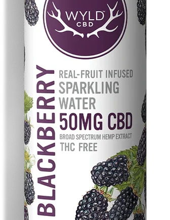 Blackberry Sparkling Water | Wyld Sparkling Water Refreshing Flavored Beverage