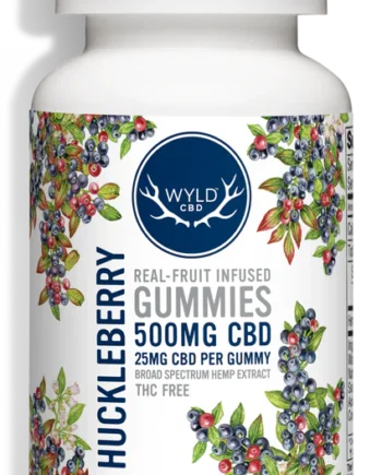Premium Cannabis Infused Huckleberry Gummies - Natural THC Edibles for Relaxation