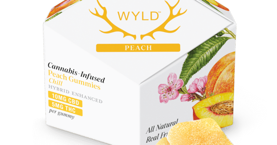 Wyld CBD Gummies Peach